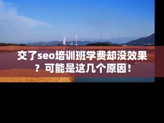 交了seo培训班学费却没效果？可能是这几个原因！