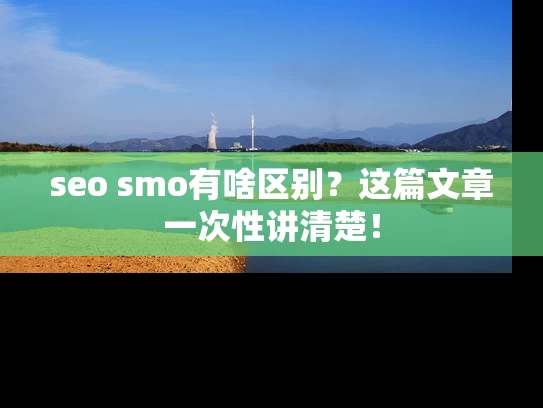 seo smo有啥区别？这篇文章一次性讲清楚！