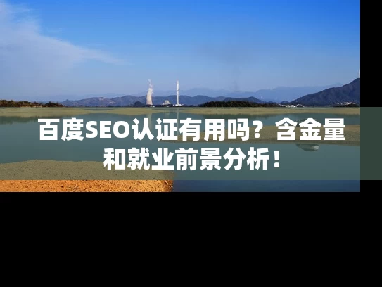 百度SEO认证有用吗？含金量和就业前景分析！