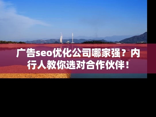 广告seo优化公司哪家强？内行人教你选对合作伙伴！