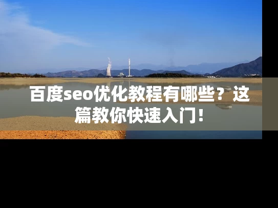 百度seo优化教程有哪些？这篇教你快速入门！