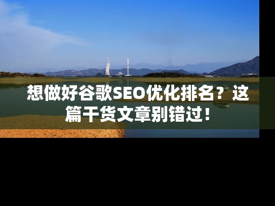 想做好谷歌SEO优化排名？这篇干货文章别错过！