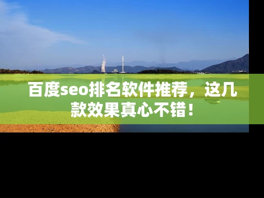 百度seo排名软件推荐，这几款效果真心不错！