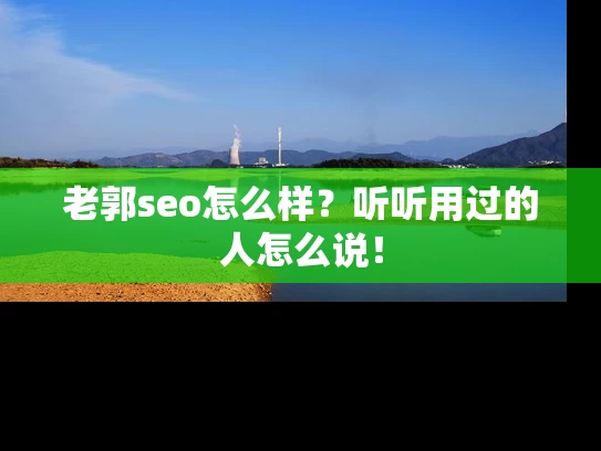 老郭seo怎么样？听听用过的人怎么说！