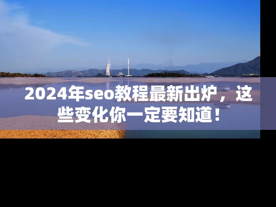 2024年seo教程最新出炉，这些变化你一定要知道！