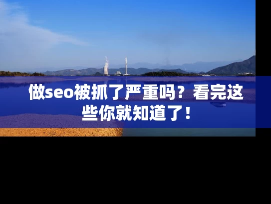 做seo被抓了严重吗？看完这些你就知道了！