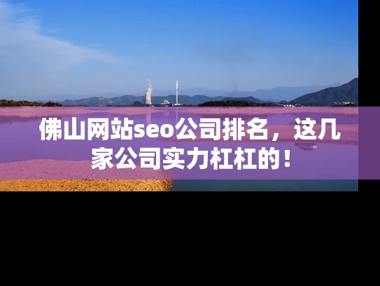 佛山网站seo公司排名，这几家公司实力杠杠的！