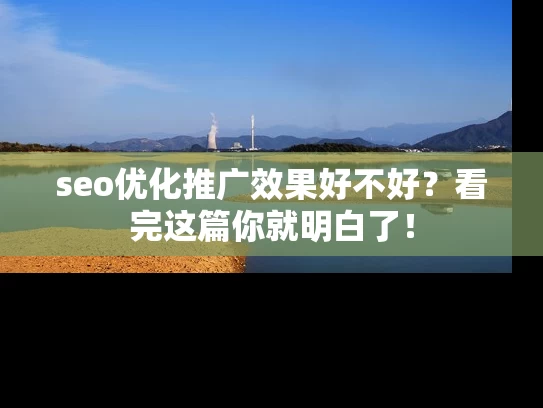 seo优化推广效果好不好？看完这篇你就明白了！