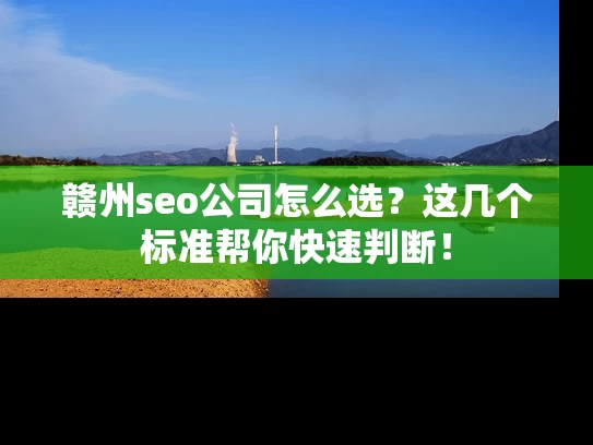 赣州seo公司怎么选？这几个标准帮你快速判断！