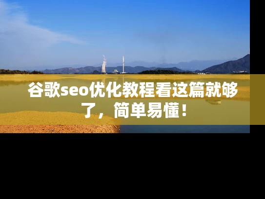 谷歌seo优化教程看这篇就够了，简单易懂！