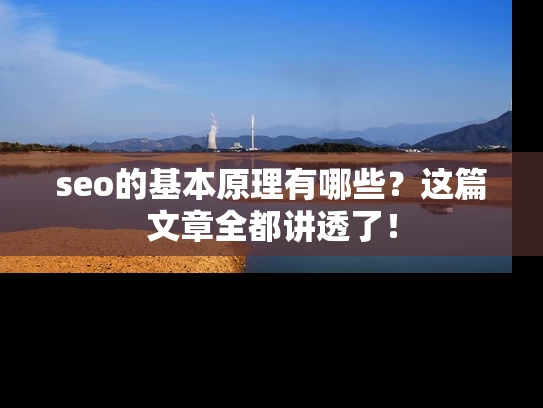 seo的基本原理有哪些？这篇文章全都讲透了！