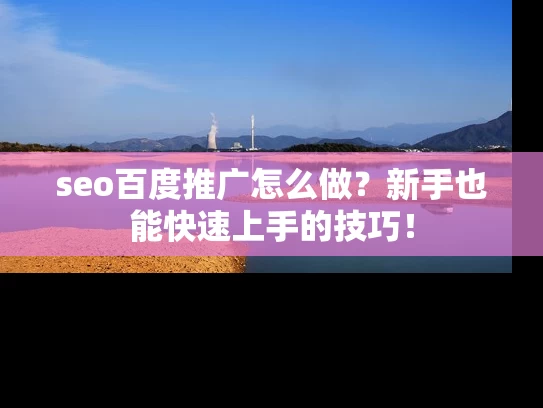 seo百度推广怎么做？新手也能快速上手的技巧！
