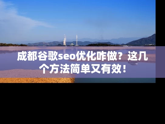 成都谷歌seo优化咋做？这几个方法简单又有效！