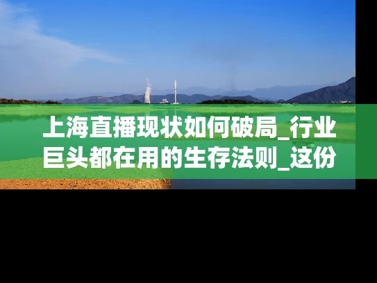 上海直播现状如何破局_行业巨头都在用的生存法则_这份指南全解析