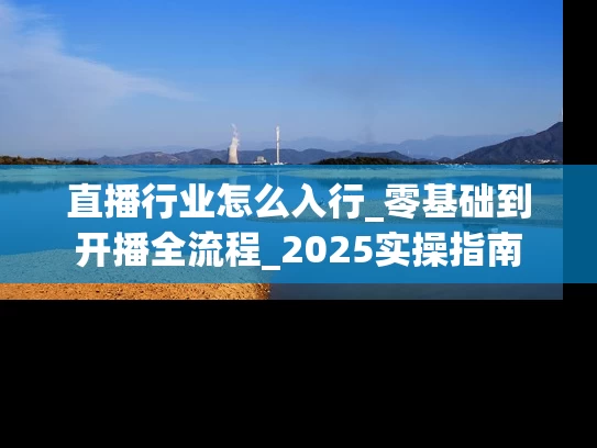 直播行业怎么入行_零基础到开播全流程_2025实操指南