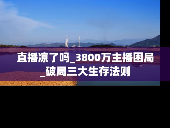 直播凉了吗_3800万主播困局_破局三大生存法则