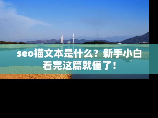 seo锚文本是什么？新手小白看完这篇就懂了！