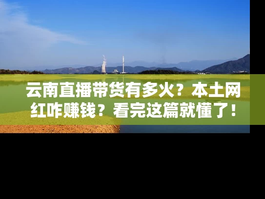 云南直播带货有多火？本土网红咋赚钱？看完这篇就懂了！