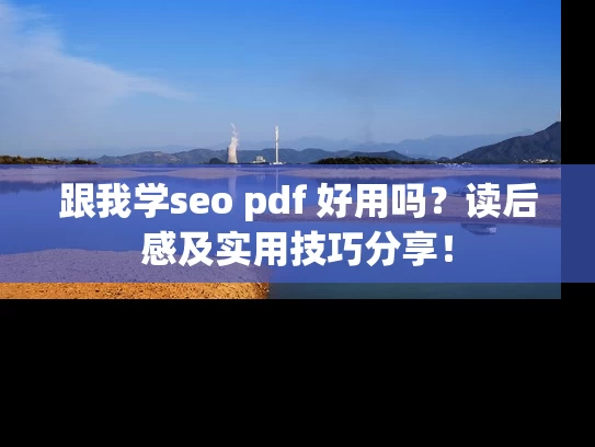 跟我学seo pdf 好用吗？读后感及实用技巧分享！