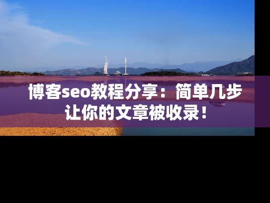 博客seo教程分享：简单几步让你的文章被收录！