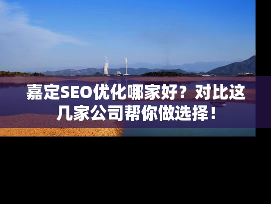 嘉定SEO优化哪家好？对比这几家公司帮你做选择！
