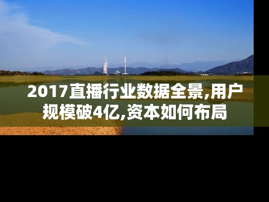 2017直播行业数据全景,用户规模破4亿,资本如何布局