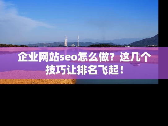 企业网站seo怎么做？这几个技巧让排名飞起！