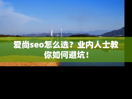 爱尚seo怎么选？业内人士教你如何避坑！