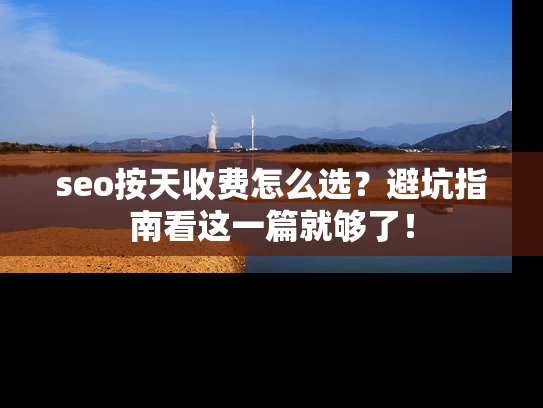 seo按天收费怎么选？避坑指南看这一篇就够了！