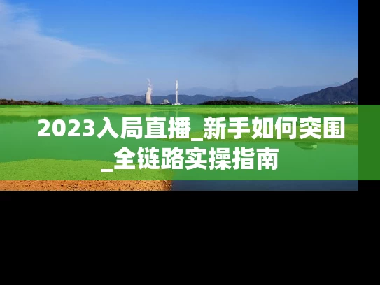 2023入局直播_新手如何突围_全链路实操指南