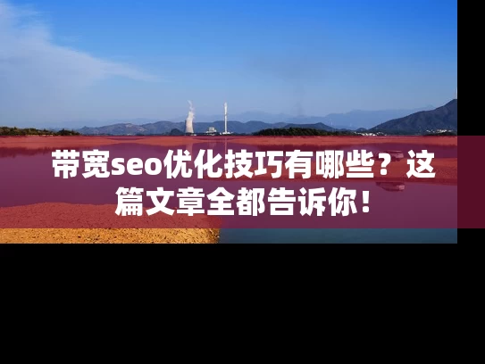 带宽seo优化技巧有哪些？这篇文章全都告诉你！