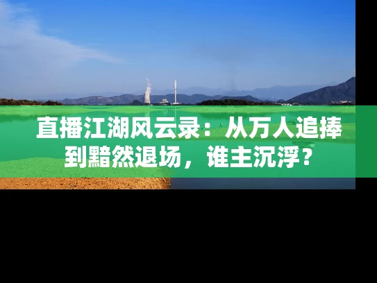 直播江湖风云录：从万人追捧到黯然退场，谁主沉浮？