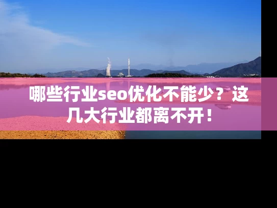哪些行业seo优化不能少？这几大行业都离不开！