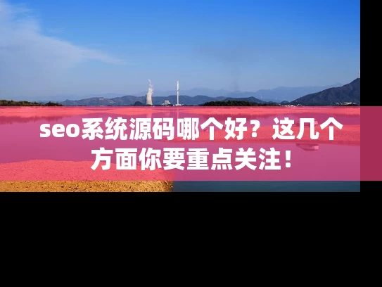 seo系统源码哪个好？这几个方面你要重点关注！
