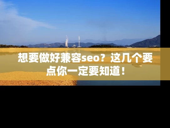 想要做好兼容seo？这几个要点你一定要知道！