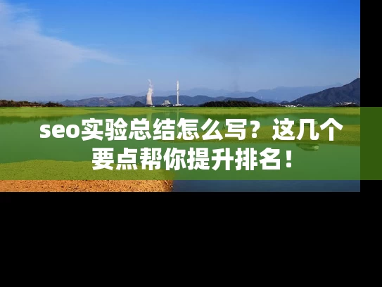 seo实验总结怎么写？这几个要点帮你提升排名！