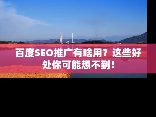 百度SEO推广有啥用？这些好处你可能想不到！