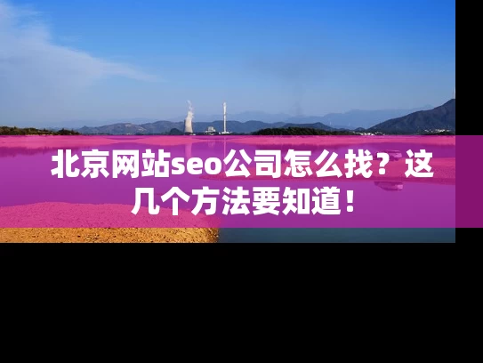 北京网站seo公司怎么找？这几个方法要知道！