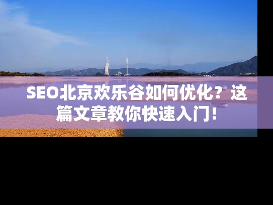 SEO北京欢乐谷如何优化？这篇文章教你快速入门！