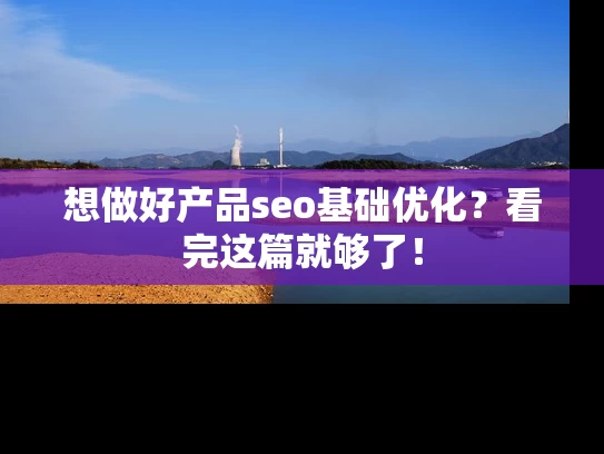 想做好产品seo基础优化？看完这篇就够了！