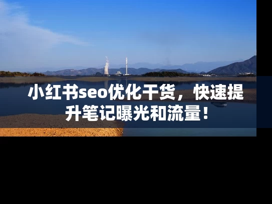 小红书seo优化干货，快速提升笔记曝光和流量！
