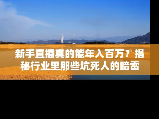新手直播真的能年入百万？揭秘行业里那些坑死人的暗雷