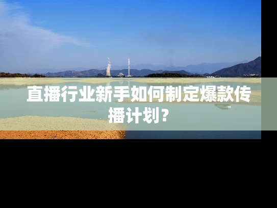 直播行业新手如何制定爆款传播计划？