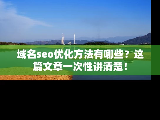 域名seo优化方法有哪些？这篇文章一次性讲清楚！