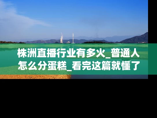 株洲直播行业有多火_普通人怎么分蛋糕_看完这篇就懂了
