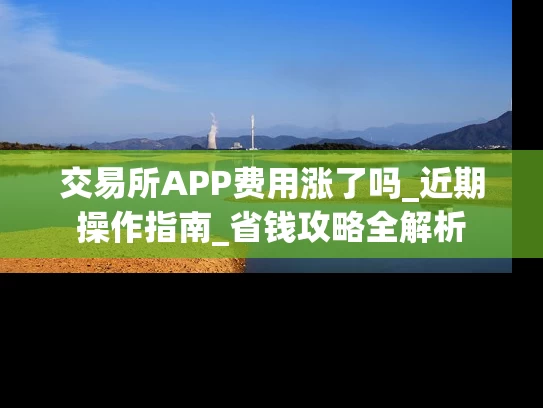 交易所APP费用涨了吗_近期操作指南_省钱攻略全解析
