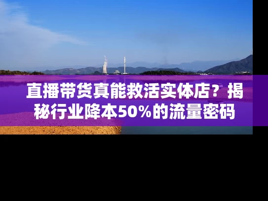 直播带货真能救活实体店？揭秘行业降本50%的流量密码