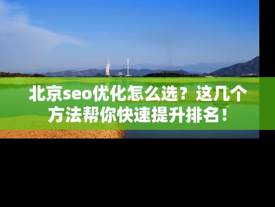 北京seo优化怎么选？这几个方法帮你快速提升排名！