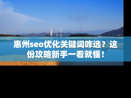 惠州seo优化关键词咋选？这份攻略新手一看就懂！
