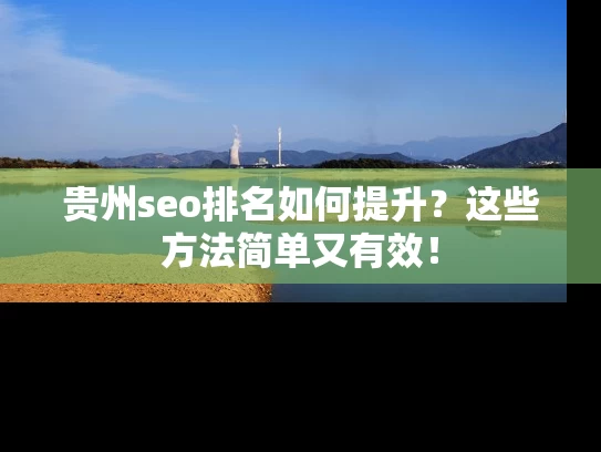 贵州seo排名如何提升？这些方法简单又有效！